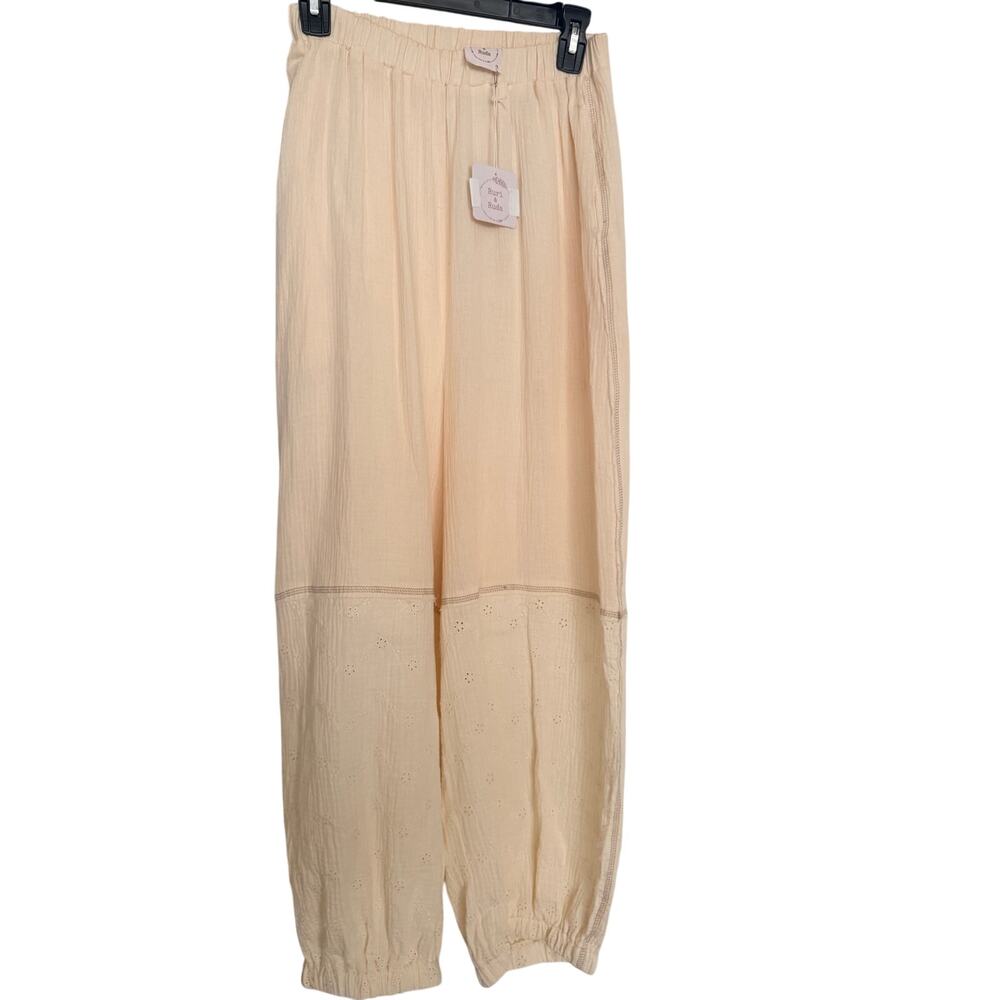 Ruri & Ruda Eyelet Joggers Small